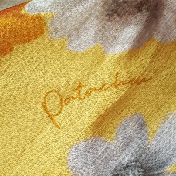 Patachou ! Girls Yellow Floral Chiffon Dress ( 3YRS) - Picture 9 of 11